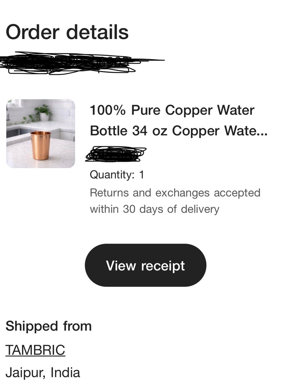 New Copper 100% Tumbler From Indian . - Picture 10 of 12